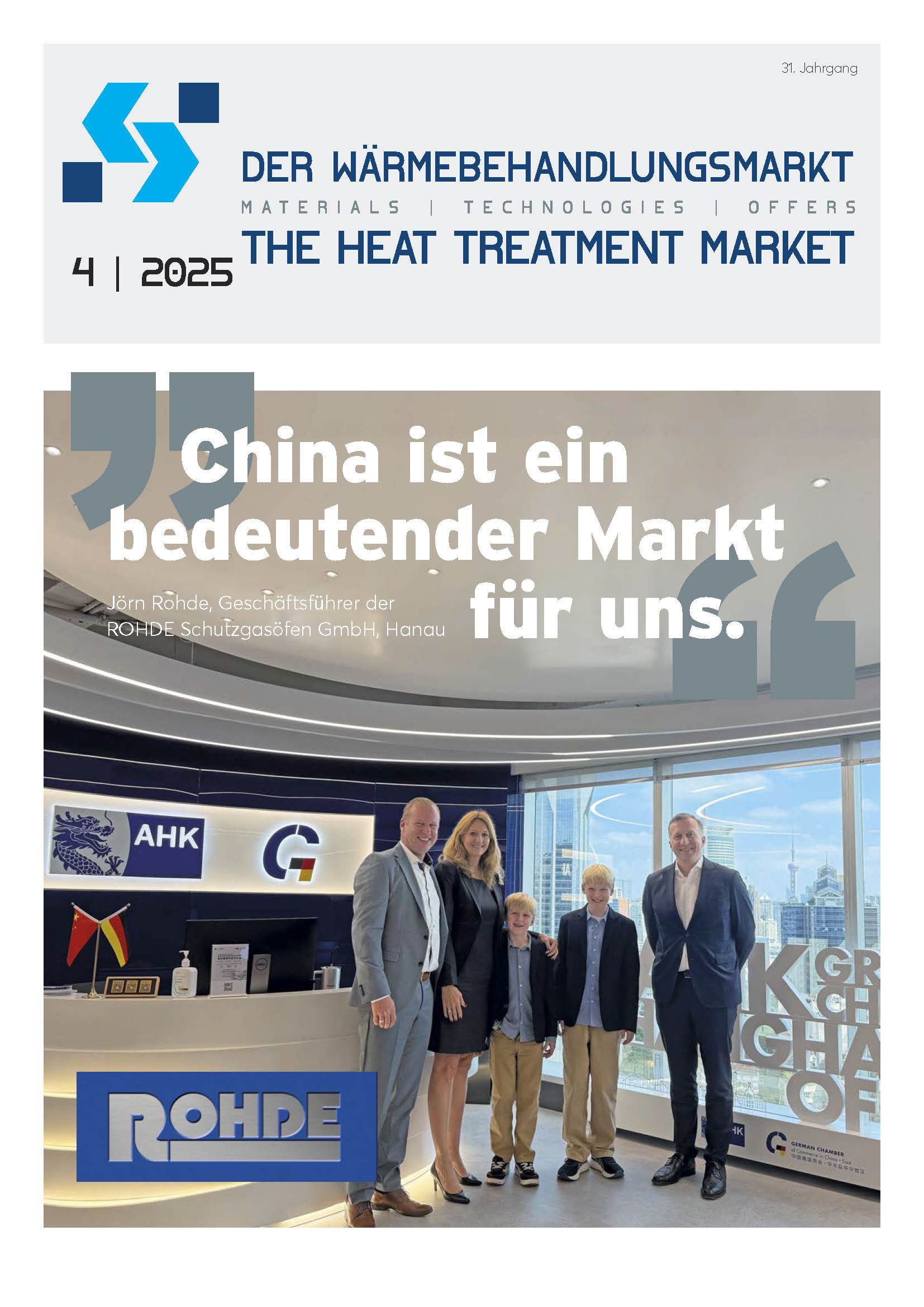 China ist ein bedeutender Markt für uns.